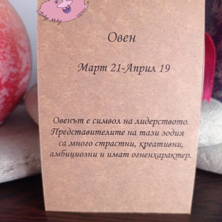 Картичка за зодия Овен